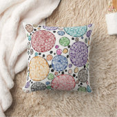 Zentangle circles pattern クッション (ブランケット)