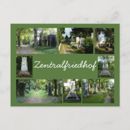 Zentralfriedhofのコラージュ2 ポストカード