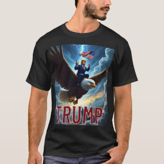 Zenzoのアトミックポリティカルデザインズ トランプ大統領 R Tシャツ