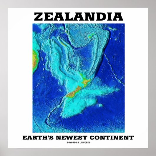 Zeorandia Earthの最新大陸 ポスター (正面)
