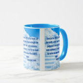 Zephaniah 2:3 KJVバイブル聖句Pic 2-Tone Mug マグカップ (正面右)