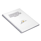 Zephaniah 3:17 Christian Journal Notebook ノートブック (右側)