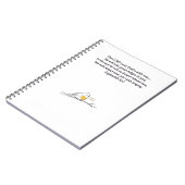 Zephaniah 3:17 Christian Journal Notebook ノートブック (左側)