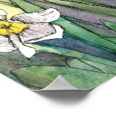 Zephaniah Scripture Rejoice Over You Daffodils   ポスター (角)