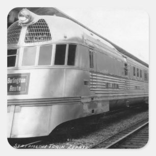 ZepherStainlessの鋼鉄合理化された列車 スクエアシール