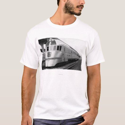ZepherStainlessの鋼鉄合理化された列車 Tシャツ (正面)