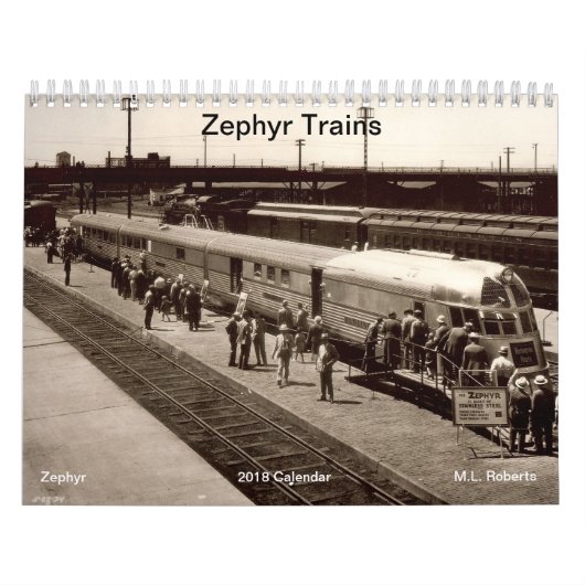 Zephryの列車 カレンダー (カバー)