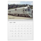 Zephryの列車 カレンダー (3月 2027)