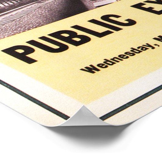 ZEPHYRモータートレインヴィンテージ鉄道ポスター広告 ポスター (角)