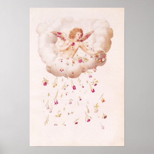 Zephyr from , 'La Guirlande de Julie', c.1642 ポスター (正面)