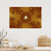 Zeppelin – フラクタルアートポスター ポスター (キッチン)