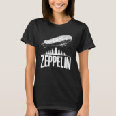 Zeppelin Airship Above Forest Tシャツ (正面)