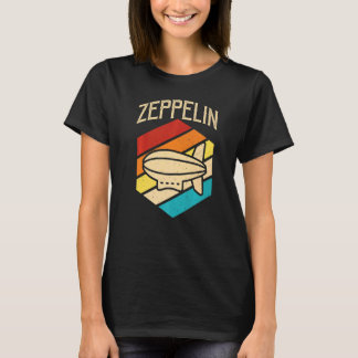 Zeppelin Retro Vintage Sunset 70s 80s Distressed D Tシャツ