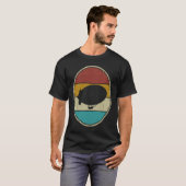 Zeppelin Retro Vintage Sunset  Dirigible Airship Tシャツ (正面フル)