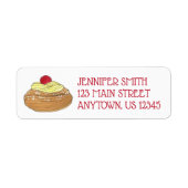 ZEPPOLE揚げイタリアン生地ペストリーベーカリーアドレス ラベル (正面)