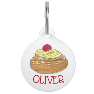 ZEPPOLE揚イタリアンげ生地ペストリーベーカリーグルメ ペット　ネームタグ