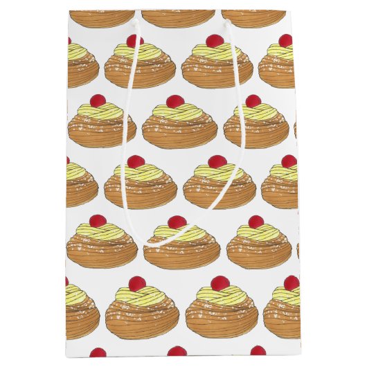 ZEPPOLE揚イタリアンげ生地ペストリーベーカリーグルメ ミディアムペーパーバッグ (正面)