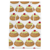 ZEPPOLE揚イタリアンげ生地ペストリーベーカリーグルメ ミディアムペーパーバッグ (裏面)