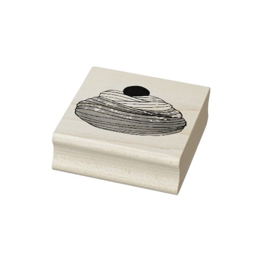 ZEPPOLE揚イタリアンげ生地ペストリーベーカリーグルメ ラバースタンプ (スタンプ)