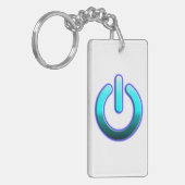 Zer0のパワーアクリルキーチェーン キーホルダー (正面左)