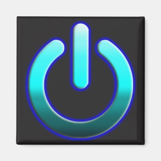 Zer0のパワースクエアマグネット マグネット (正面)