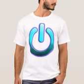 Zer0のパワーメンズベーシックTシャツ Tシャツ (正面)