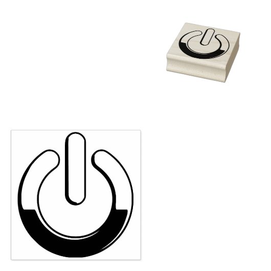 Zer0のパワー・ウッド・アートスタンプ ラバースタンプ (押印)