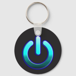 Zer0の電源ボタンキーチェーン キーホルダー