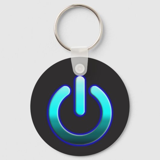 Zer0の電源ボタンキーチェーン キーホルダー (正面)