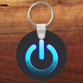 Zer0の電源ボタンキーチェーン キーホルダー (正面)