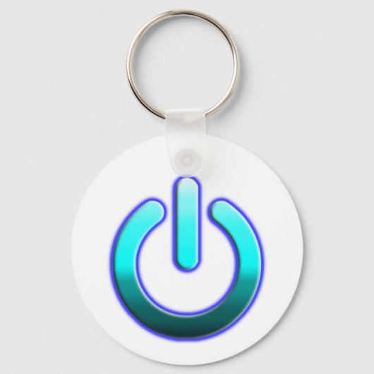 Zer0の電源ボタンキーチェーン キーホルダー (正面)