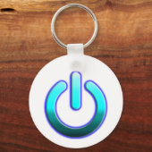 Zer0の電源ボタンキーチェーン キーホルダー (正面)