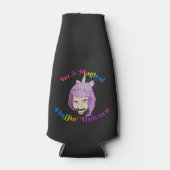 Zer0の魔法フラフィンユニコーンフォームボトル クール ボトルクーラー (正面)