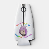 Zer0の魔法フラフィンユニコーンフォームボトル クール ボトルクーラー (裏面)