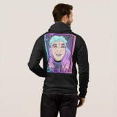 Zer0のFab-U-Las Mens Bella+Canvas Full-Zipフード付きスウェッ パーカ (裏面フル)