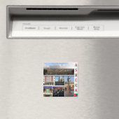 zER003 ASMARA，モザイク，エリトリア，アフリカ，冷蔵庫 マグネット (インサイチュ (食洗機))