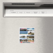 zER013 ERITREA, I Love，モザイク，アフリカ，冷蔵庫 マグネット (インサイチュ (食洗機))