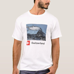 Zermattの記念品のTシャツ Tシャツ