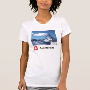 Zermattの記念品のTシャツ Tシャツ