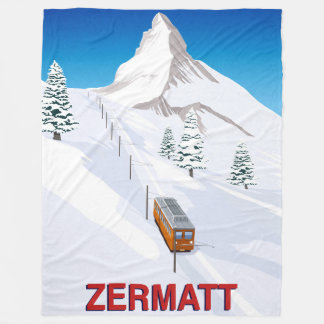 Zermatt フリースブランケット