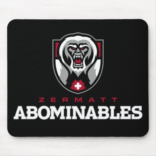 Zermatt Abominables マウスパッド (正面)