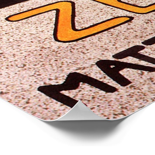 Zermatt Switzerland ポスター (角)