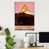 Zermatt Switzerland ポスター (ホームオフィス)