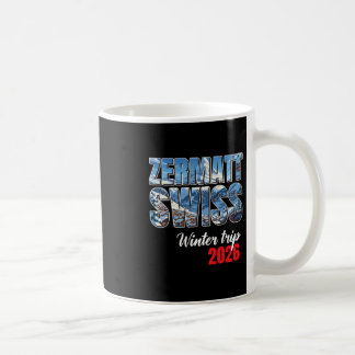 Zermatt Switzerland Winter Trip 2026 Alps Ski Swis コーヒーマグカップ