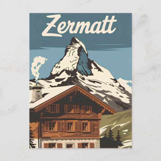 Zermatt vintage ポストカード (正面)