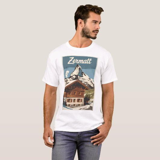 Zermatt vintage tシャツ (正面フル)