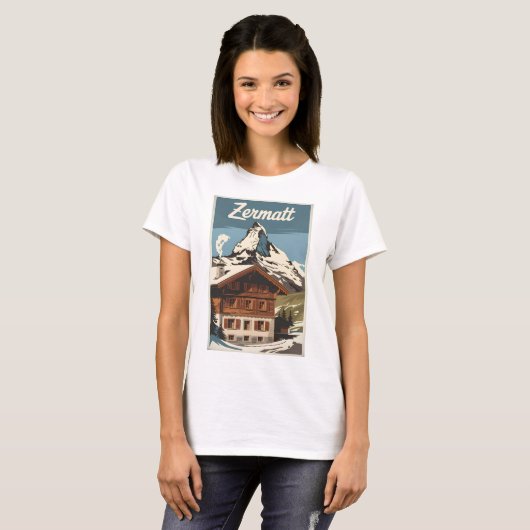 Zermatt vintage tシャツ (正面フル)