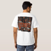 ZERO69 アーバンカオス - 反逆者の警告 Tシャツ (裏面フル)
