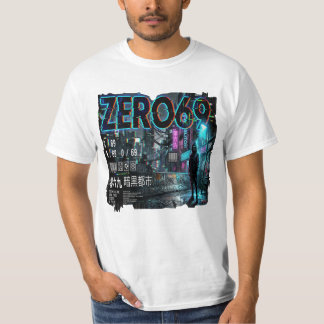 ZERO69 グリッチディビジョン システム障害 ネオトーキョー2049 Tシャツ