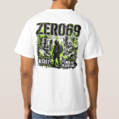 ZERO69 システム障害 – 都市戦争 Tシャツ (裏面)